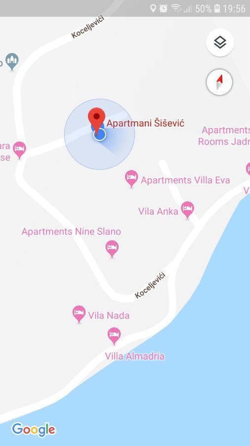 Apartments Sisevic - Comfort Apartments With Balconies And Sea View 슬라노 외부 사진